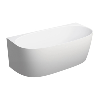 Bañera de piedra Omnires Valencia M+ 158x77 blanco mate (VALENCIASWPBM)