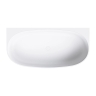 Bañera de piedra Omnires Valencia M+ 158x77 blanco mate (VALENCIASWPBM)