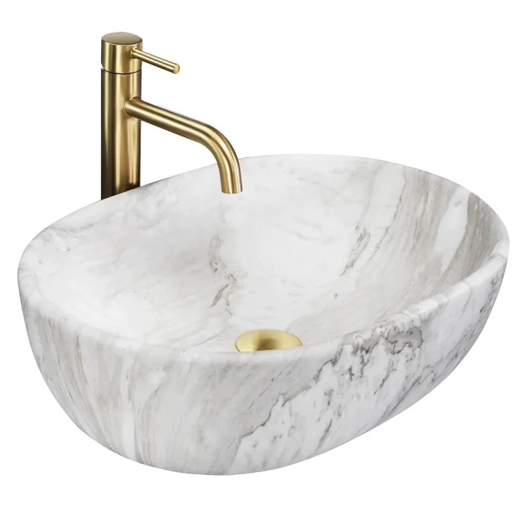 умывальник Rea Amelia 34,5x48 ash matt (REA-U8489)