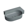 умывальник Omnires Parma M+ 64,5х44,5 угловой, правый, matt ash grey (OVO645UWPAG)