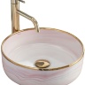 Lavabo Rea Merida 41x34,5 rosa (REA-U8549)