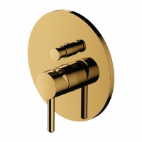 Mezclador empotrado para baño y ducha Omnires Y gold (Y1235GL)
