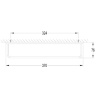 towel holder Omnires Darling gold (DA70230GL)