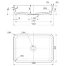 Lavabo Omnires Parma 35x50 blanco (PARMAUNBP)