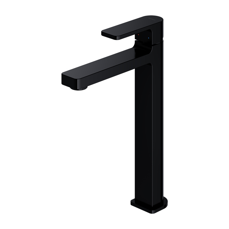 Mezclador de lavabo alto Omnires Baretti negro mate (BA7812BL)