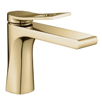 Mezclador de lavabo Rea Soul dorado (REA-B9999)