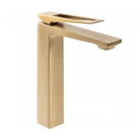 Mezclador de lavabo Rea Parker dorado, alto (REA-B4810)
