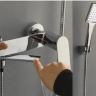 Mezclador de baño Rea Storm cromado (REA-B6204)
