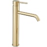 Mezclador de lavabo Rea Lungo dorado claro alto (REA-B9409)