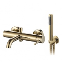 Mezclador de baño Rea Lungo dorado claro (REA-B6635)