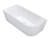 Bañera acrílica Rea Bellanto 170x80 + sifón + tapón clic/clack, izquierda (REA-W6901)