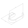 Omnires Michigan chrome paper holder (MI20510CR)