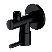 угловой вентиль для ванны и душа Omnires semi-matt black (8857BL)