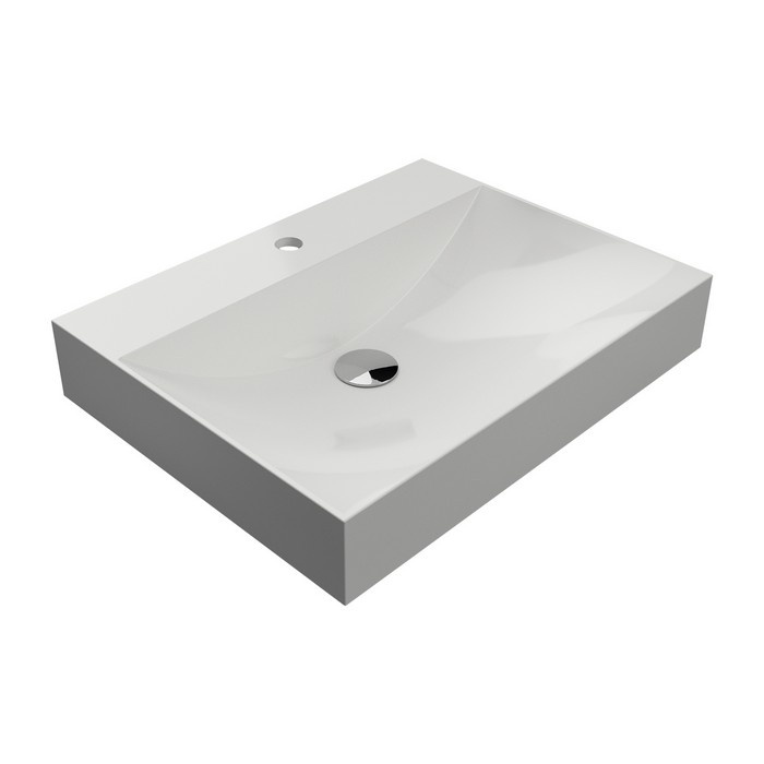 washbasin Omnires Naxos 46x60 white (NAXOS600BP)