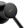 concealed washbasin mixer Rea Lungo black long (REA-B0371)