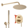 Sistema de ducha Rea Lungo Gold Mat + caja (REA-P4160)
