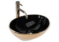 Lavabo Rea Sofia 41x34,5 oro negro (REA-U4527)