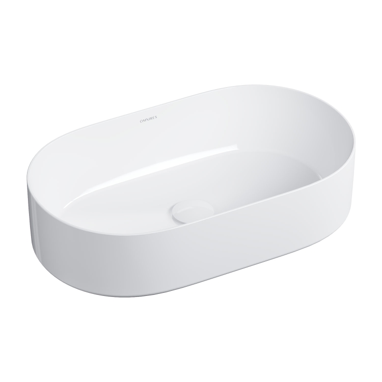 washbasin Omnires Mesa 53.5x31.5 white (MESA530BP)