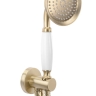 Conjunto de ducha empotrado Rea Serra cepillado oro (REA-B1149)