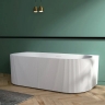 Bañera acrílica Rea Corso 170x74 + sifón + válvula de fondo (REA-W9802)