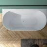 Bañera acrílica Rea Corso 170x74 + sifón + válvula de fondo (REA-W9802)