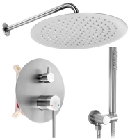 душевая система Rea Foss Clif + box скрытого монтажа, nickel brush (REA-P5969) душевая система Rea Foss Clif + box скрытого монтажа, nickel brush (REA-P5969)