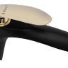 Mezclador de lavabo Rea Orbit negro y dorado (REA-B2054)