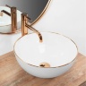washbasin Rea Stella 36x36 rose gold (REA-U7444)
