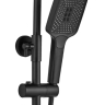 Conjunto de ducha Rea Helix negro (REA-P6618)