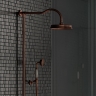 Sistema de ducha con termostato Omnires Armance cobre antiguo (AM5244/6ORB)