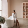 Bañera acrílica Rea Ferrano 180x80 + sifón + válvula de fondo (REA-W0098)