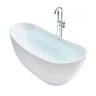 Bañera acrílica Rea Ferrano 180x80 + sifón + válvula de fondo (REA-W0098)