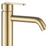 смеситель для умывальника Rea Spot высокий, brushed gold (REA-B9632)