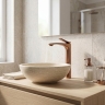 смеситель для умывальника Rea Vision высокий, brushed copper (REA-B6490)