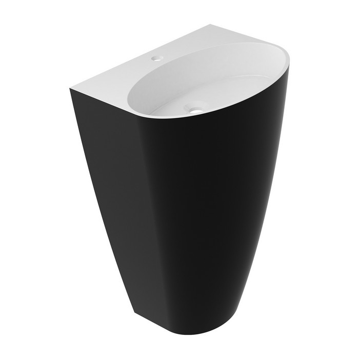 Lavabo Omnires Siena 43x55 de pie, blanco (SIENAUWBCP)