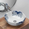 washbasin Rea Fiori 41x41 white (REA-U6520)