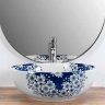 washbasin Rea Fiori 41x41 white (REA-U6520)