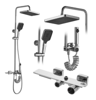 Juego de ducha Rea Helix cromado (REA-P6620)