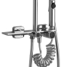 Juego de ducha Rea Helix cromado (REA-P6620)