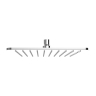 overhead shower Omnires Slimline chrome white 25x25 cm (WG225/OCRB)