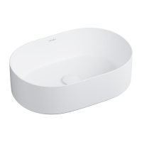 Lavabo Omnires Mesa 46x31,5 blanco mate (MESA460BM)