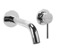 Mezclador de lavabo empotrado Rea Owen cromado + caja (REA-B5331)