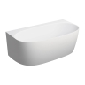 Bañera de piedra Omnires Valencia M+ 158x86 blanco mate (VALENCIAWPBM)