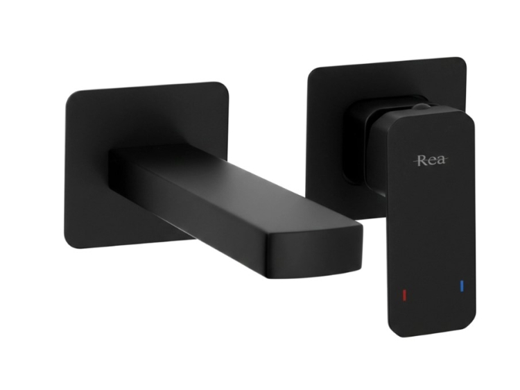 смеситель для умывальника Rea Arlo скрытого монтажа, black matt (REA-B5609)