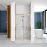 shower door Rea Solar 100x195 safety glass, transparent (REA-K6547)