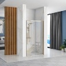 shower door Rea Solar 100x195 safety glass, transparent (REA-K6547)