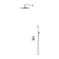 Sistema de ducha empotrado Omnires Fresh cromado (SYSFR10CR)