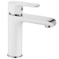 Mezclador de lavabo Rea Bloom blanco/cromo (REA-B9915)