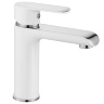 Mezclador de lavabo Rea Bloom blanco/cromo (REA-B9915)