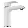 Mezclador de lavabo Rea Bloom blanco/cromo (REA-B9915)